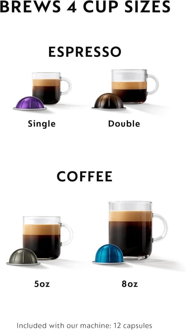 61COzbouc5L._AC_SL1500_ Review of Nespresso Vertuo Next Coffee and Espresso Machine by De'Longhi