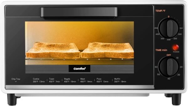61FFaTYzBDL._AC_SL1500_ Review of COMFEE Mini Toaster Oven CO-B08AA Black Compact and Versatile Kitchen Essential
