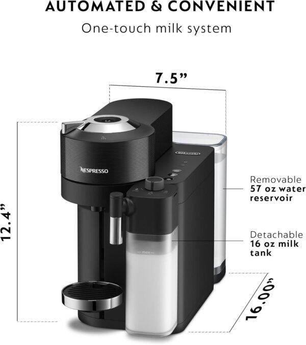 61JLRcl2XtL._AC_SL1500_ Nespresso Vertuo Lattissima Coffee Maker by De'Longhi review sleek design and performance