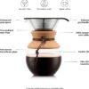 61MD0ydyRFL._AC_SL1500_ Review of Bodum Pour Over Coffee Maker 34 Oz with Cork Grip