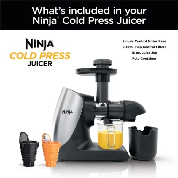 61uP37kxDL._AC_SL1500_ Ninja Cold Press Juicer Pro review Powerful slow juicer for fresh results