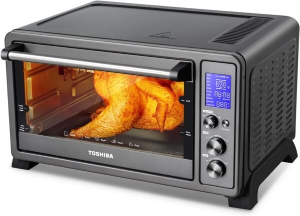 719xxyPqEwL._AC_SL1500_ Toshiba AC25CEW-BS Toaster Oven Review Powerful 10-in-1 Convection and Rotisserie Features