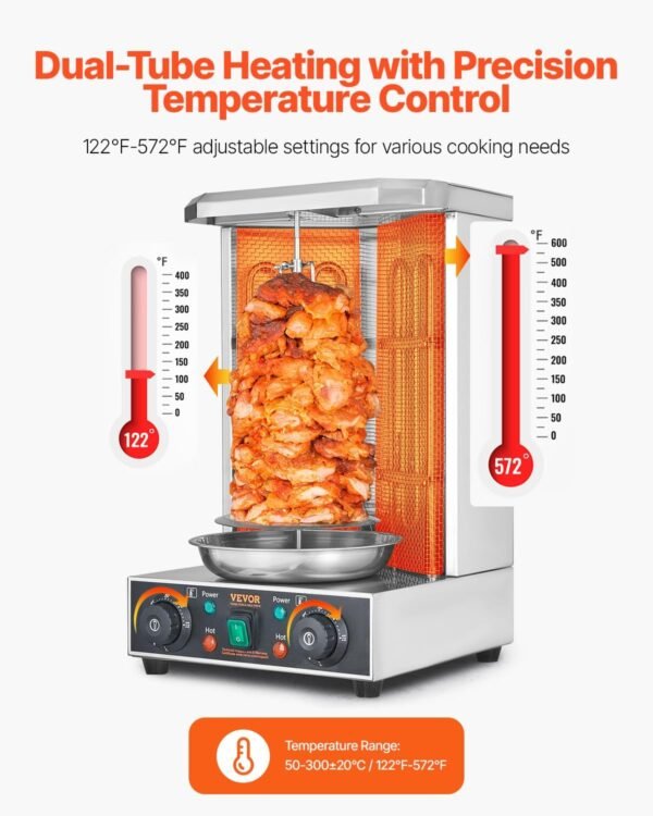 71O2R2y20L._AC_SL1500_ Review of VEVOR Shawarma Grill Machine ZH-9211 for Home and Commercial Use