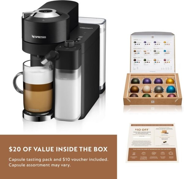 71d3Gc-vVRL._AC_SL1500_ Nespresso Vertuo Lattissima Coffee Maker by De'Longhi review sleek design and performance