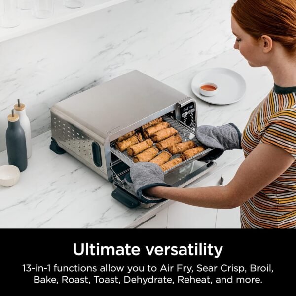 91Be9XgRR5L._AC_SL1500_ Best toaster oven review Ninja Foodi SP101 air fryer combo insights